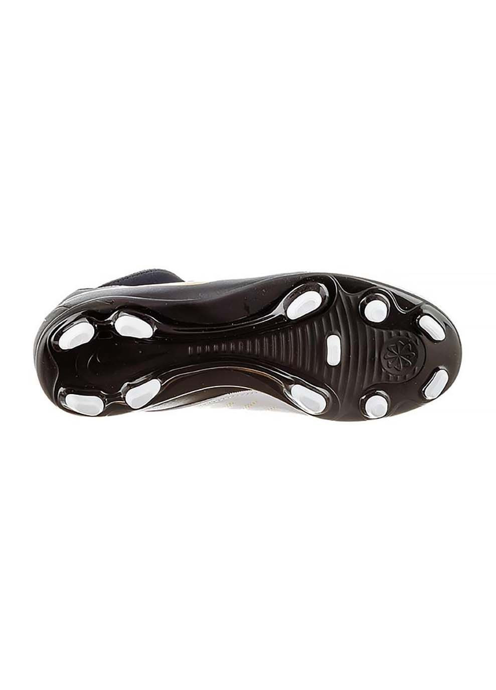 Цветные детские бутсы jr phantom luna ii club fg/mg черный белый Nike