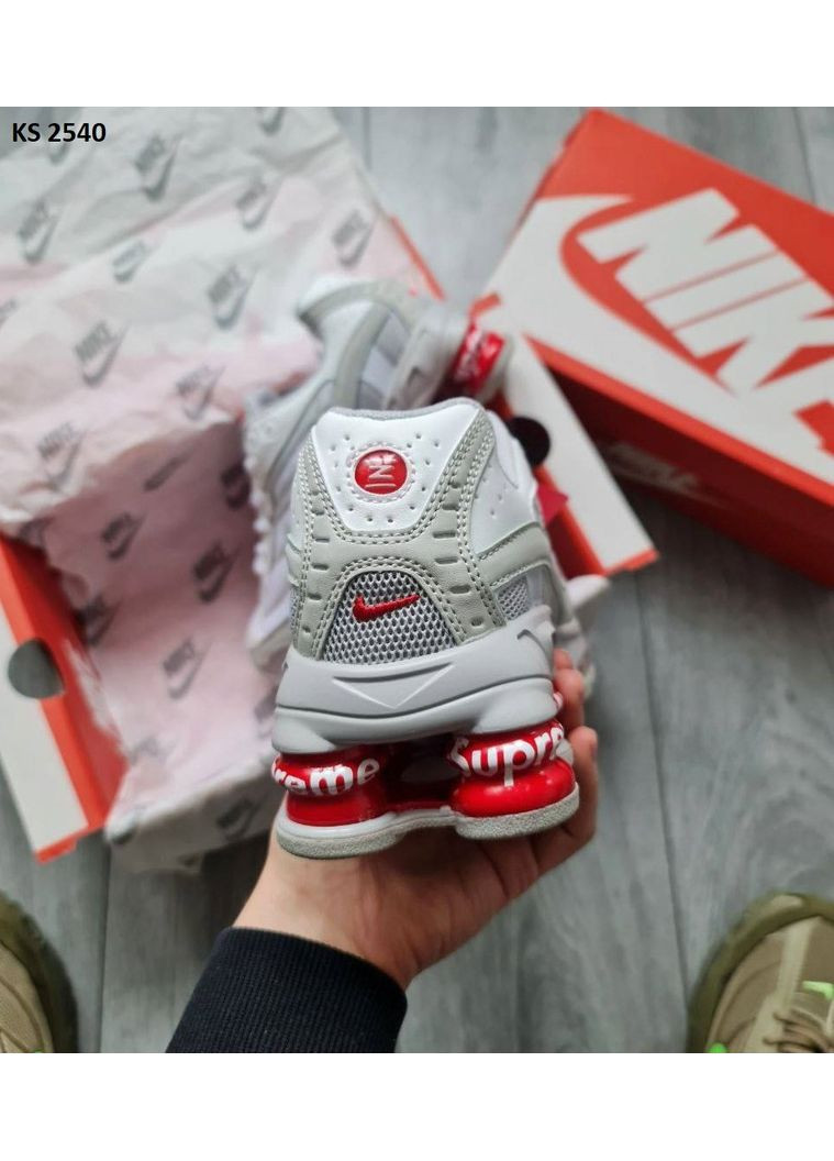 КРОСІВКИ ЖІНОЧІ NIKE SHOX TL RIDE2 SUPREME GRAY НАЙК ШОКС ТЛ No Brand сірі демісезони (368885590)