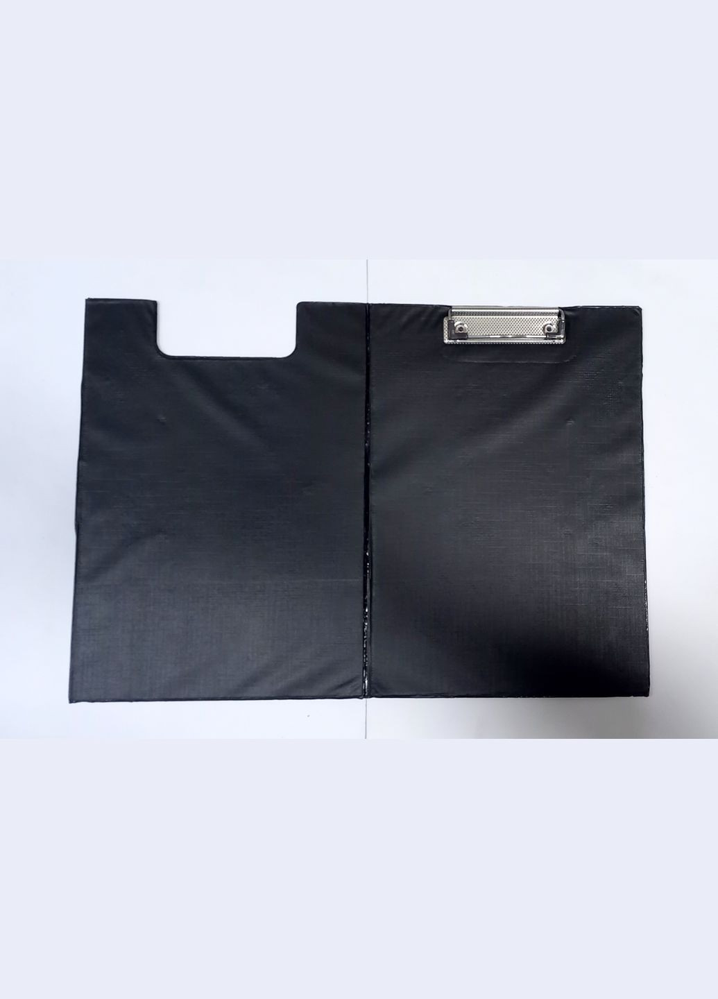 Клипборд ПВХ 0321, планшет книжка А4 / А3 с зажимом, бумвенил, в пакете (8058778152454) Чёрный No Brand (306903785)