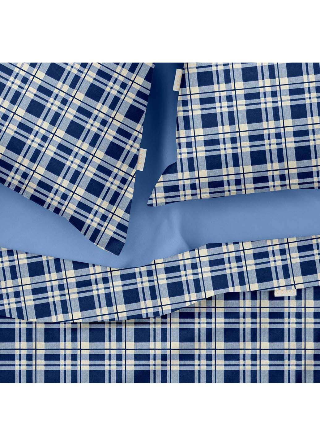 Полуторна постіль з простирадлом на гумці Cell CS5 160х220 см Cosas (307386826)