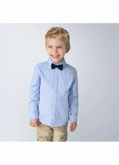 Голубой рубашка Mayoral