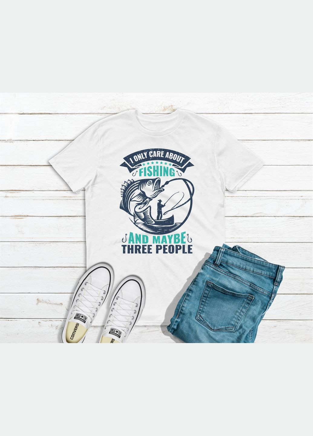 Футболка YOUstyle Fishing 0797 Gildan (279540451)