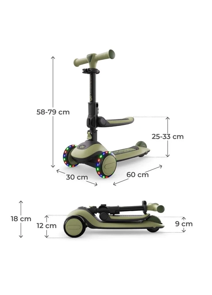 Самокат Halley 2 Grassland Green (KRHALL02GRE0000) (5902533930180) Kinderkraft (396740971)