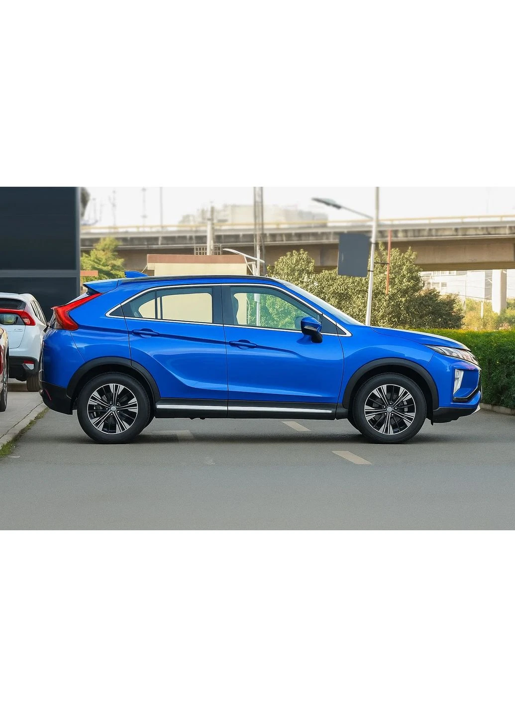 Молдинги дверные OmsaLine (4 шт., нержавейка) для Mitsubishi Eclipse Cross 2017- гг No Brand (391763765)