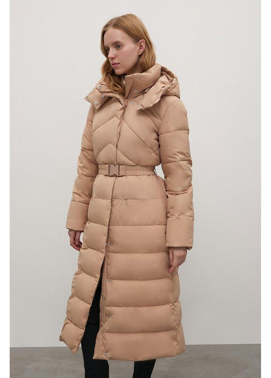Бежева зимня зимова куртка fwc11007-714 Finn Flare