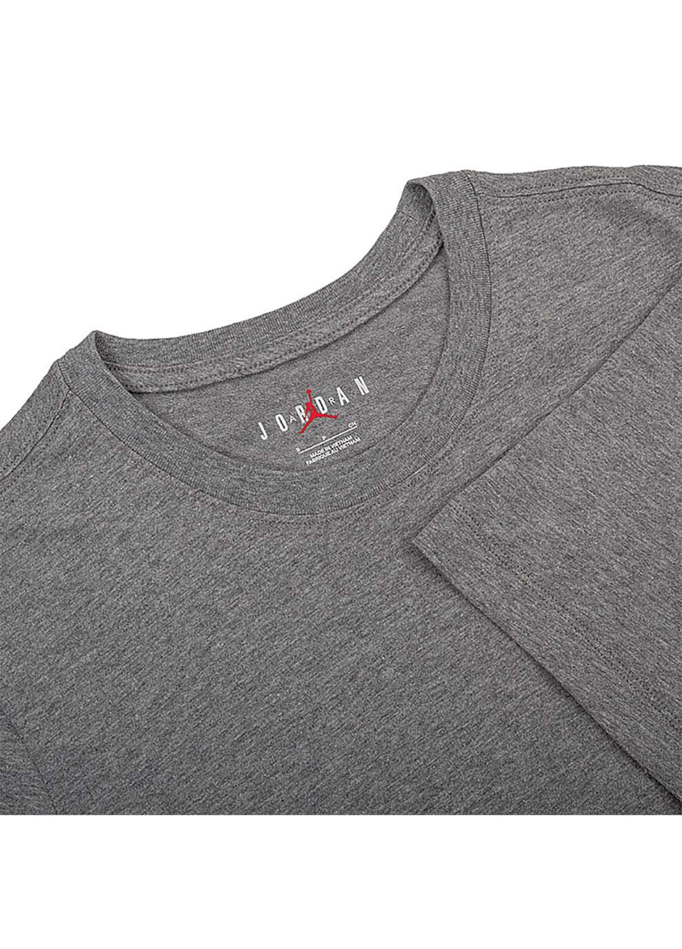 Серая мужская футболка jordanjumpman emb ss crew серый Jordan