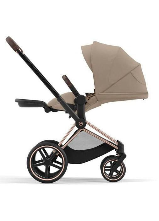 Універсальна коляска 3 в 1 Priam 4.0 шасі Rosegold (автокрісло Cloud T i-Size) Cozy Beige Cybex (369505231)