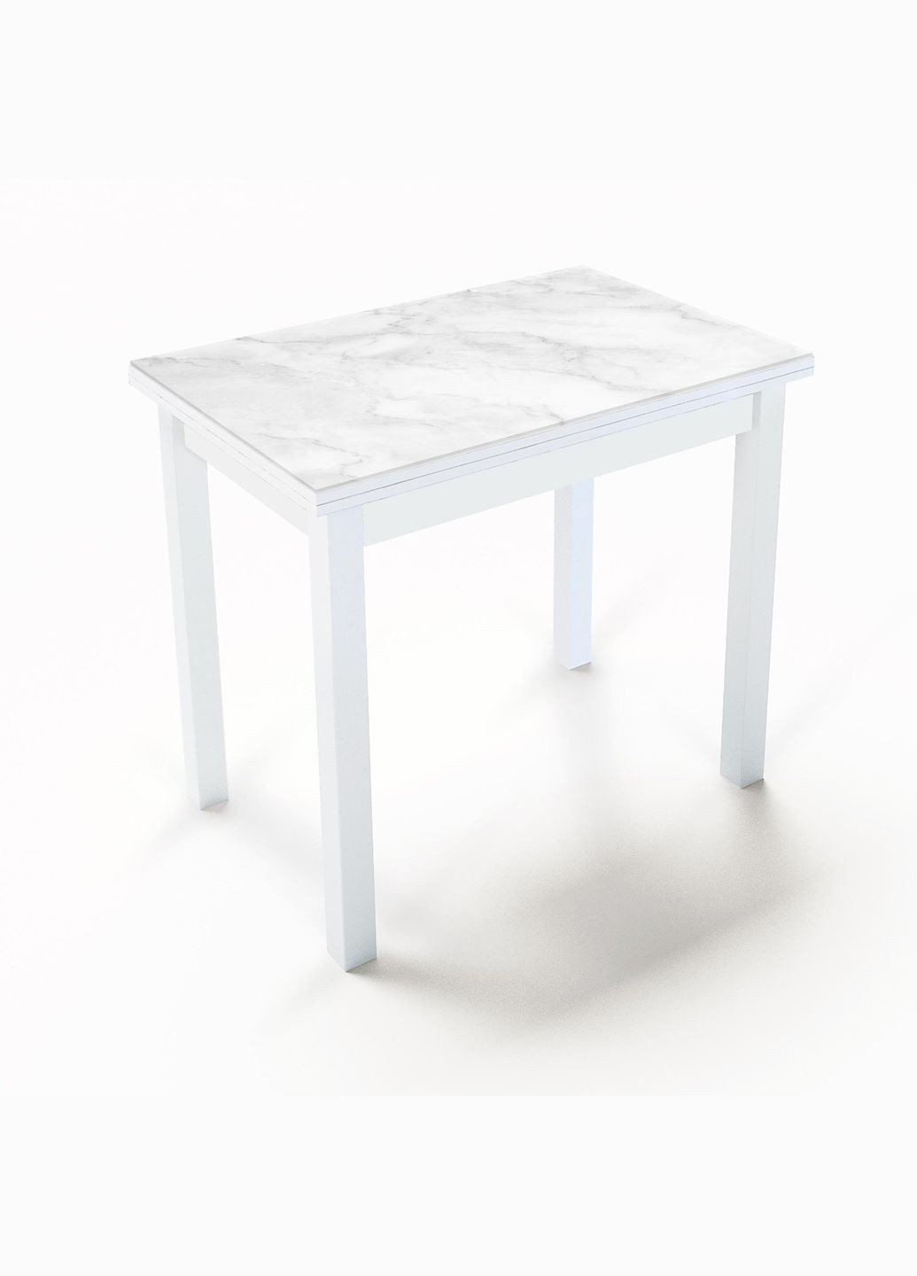 Стол обеденный раскладной Ажур Белый/Стекло (УФ 15 265) Fusion Furniture (341525493)