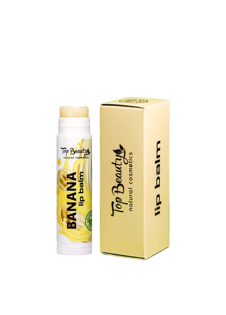 Бальзам для губ Lip balm з ароматом банана Top Beauty (367989755)