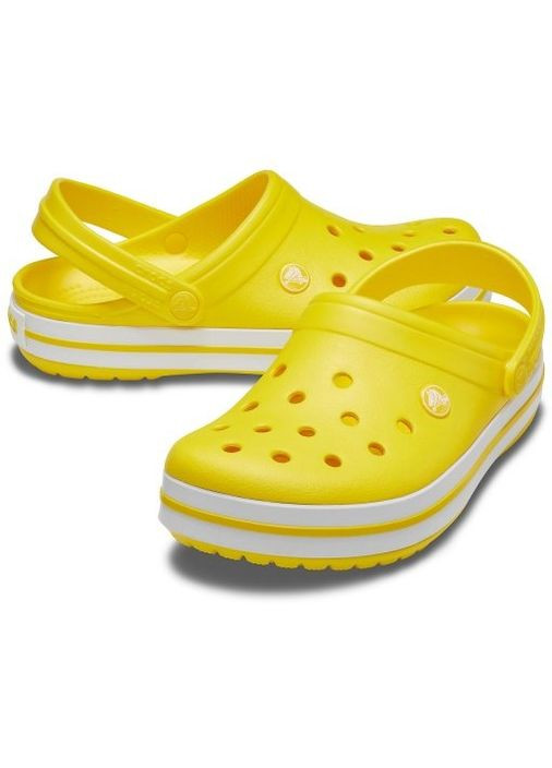 Желтые сабо Crocs