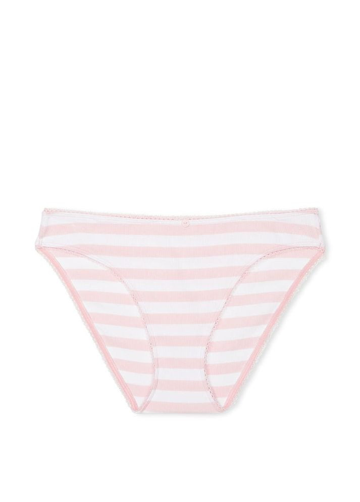 Трусики сліпи Ribbed Cotton Bikini Panty XS Victoria's Secret (300094421)