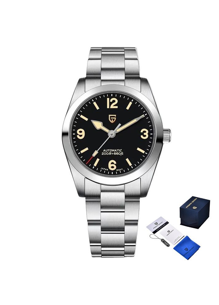 PD-1751 Silver-Black механический с автоподзаводом классический Pagani Design (342323290)