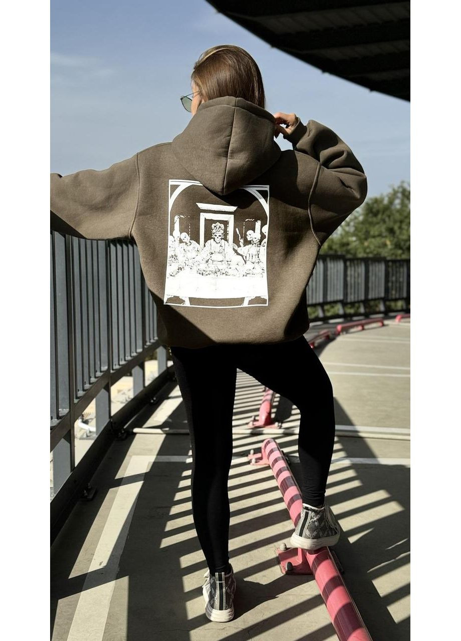 Худые милитари без флиса, унисекс, цвет хаки, размеры XXL No Brand (370218032)