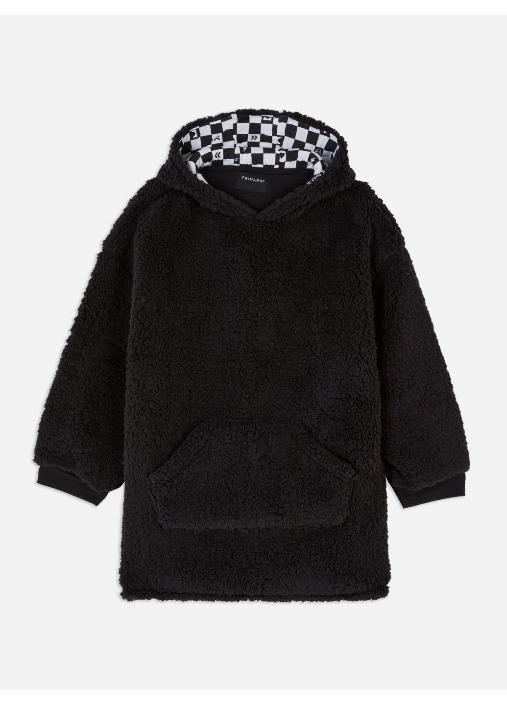 Primark світшот фліс,чорний, чорний