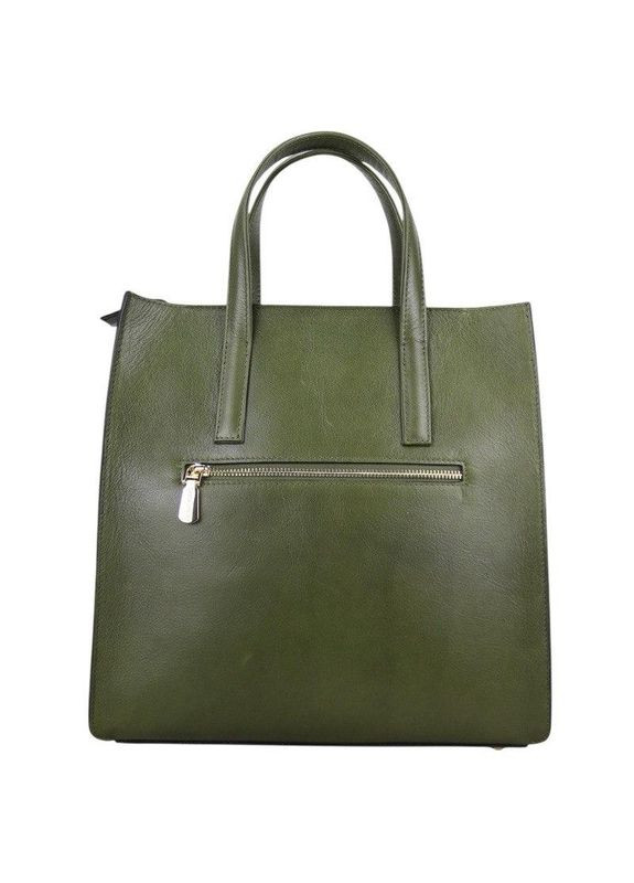 Сумка жіноча шкіряна оливкова 2593-617 Karya (367983538)