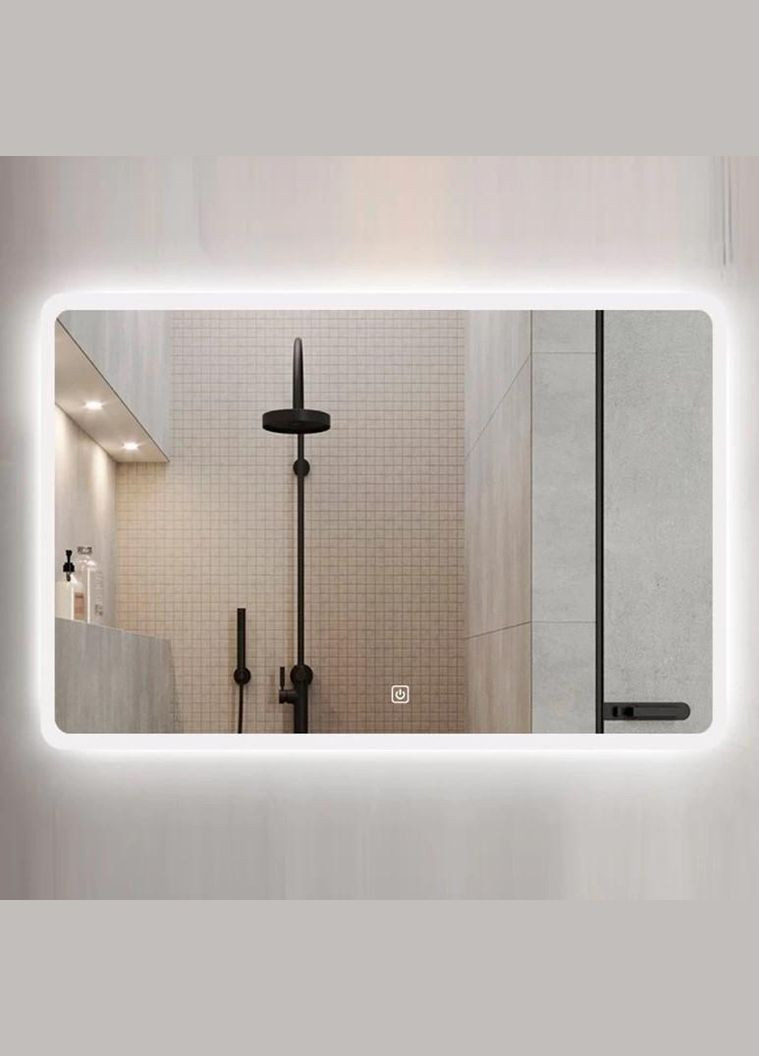 Зеркало LED DEM3011 90смх70см сенсорное включение + подогрев Dusel (316720435)