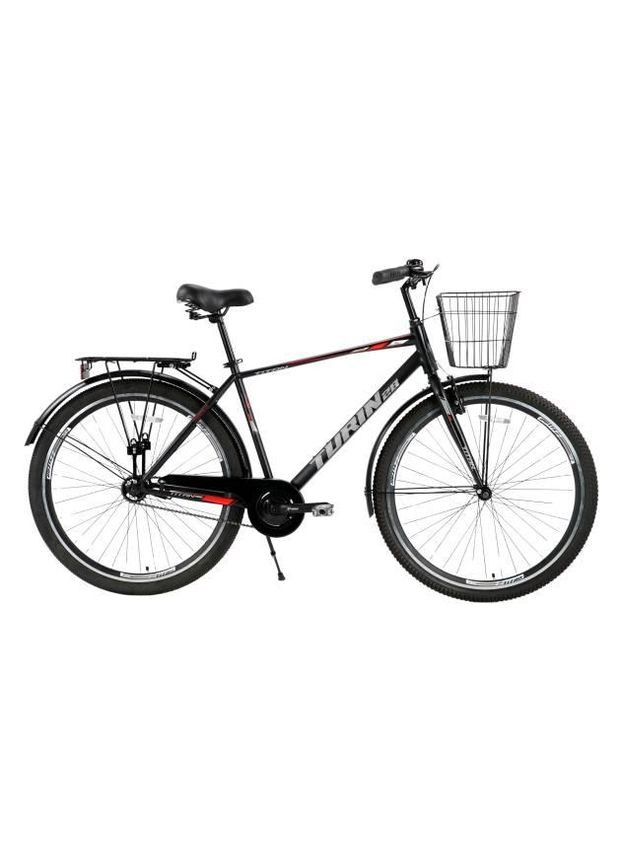 Велосипед Turin 28" размер M рама 18" (2024), Черно Titan (369140355)