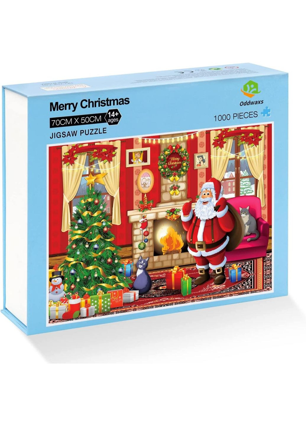 Пазли на різдво для дорослих ODDWAXS 1000 пазлів No Brand (363320252)