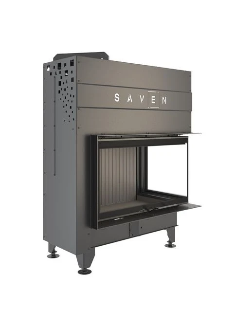 Камінна топка кутова Energy Up 85х50х47R Black (17,0 kW) ECO SAVEN (385664085)