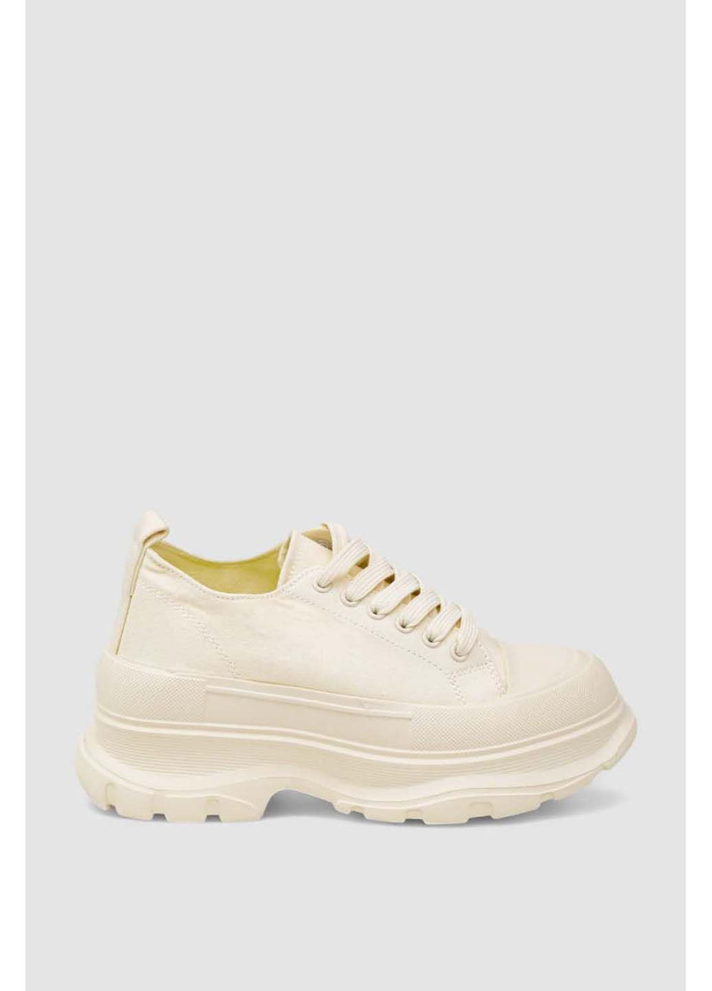 Кроссовки женские Fashion светло-бежевые демисезоны (298092800)