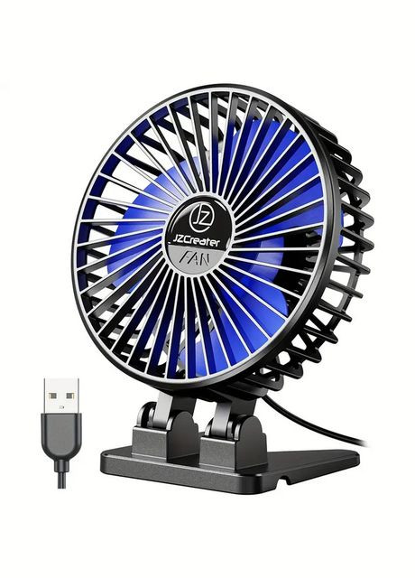 Настільний вентилятор від USB 3 швидкості ZLS-USB77 синій No Brand (316714918)