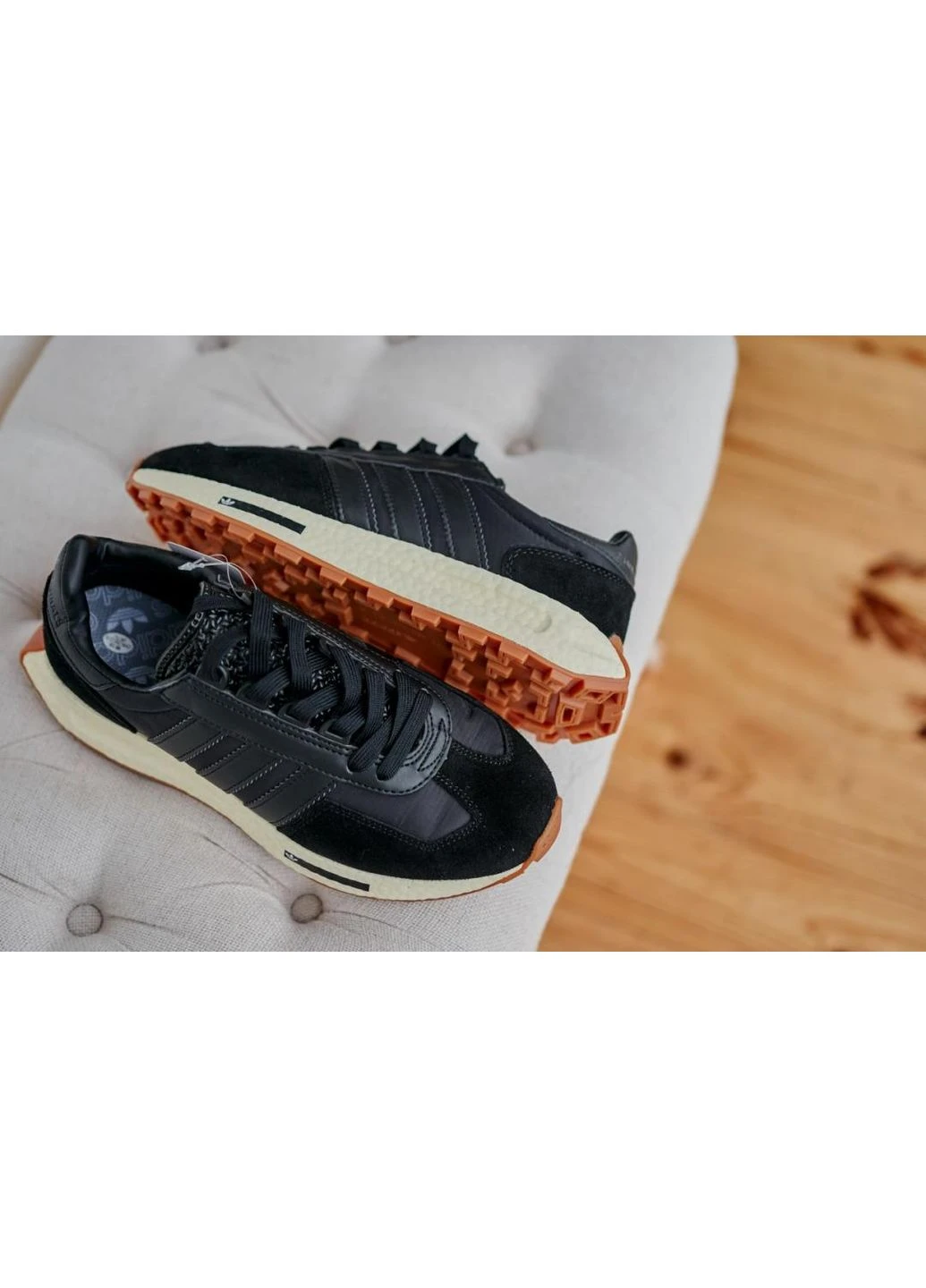 КРОССОВКИ ЖЕНСКИЕ NIKE RETROPY E5 CORE BLACK НАЙК РЕТРОПИ ЧЕРНЫЕ No Brand чёрные демисезоны (390649893)