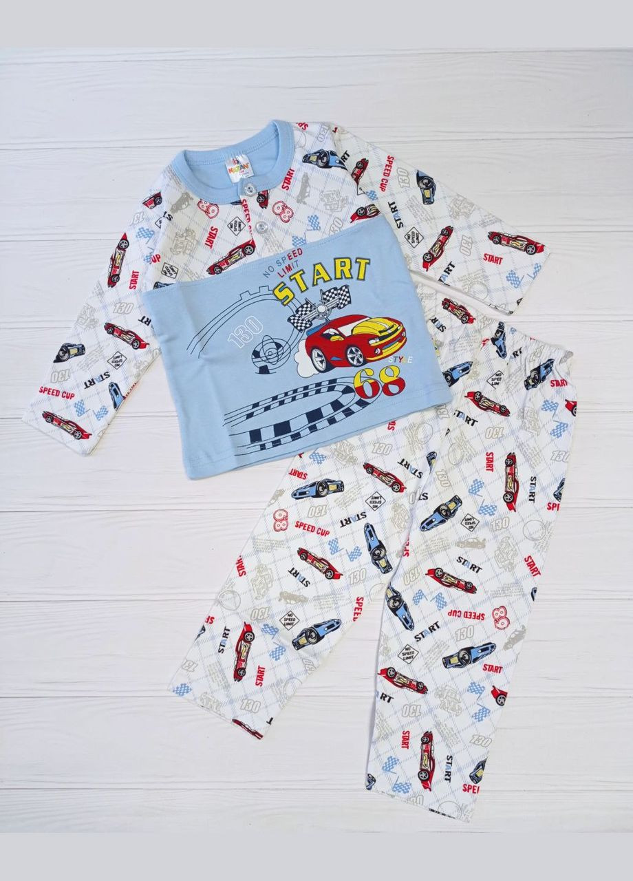 Голубая всесезон пижама рис. голубой 665 турция Kazan