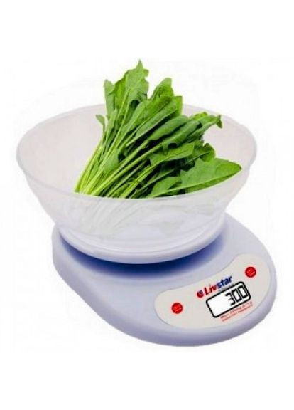 Ваги кухонні круглі з чашею Livstar (297442765)