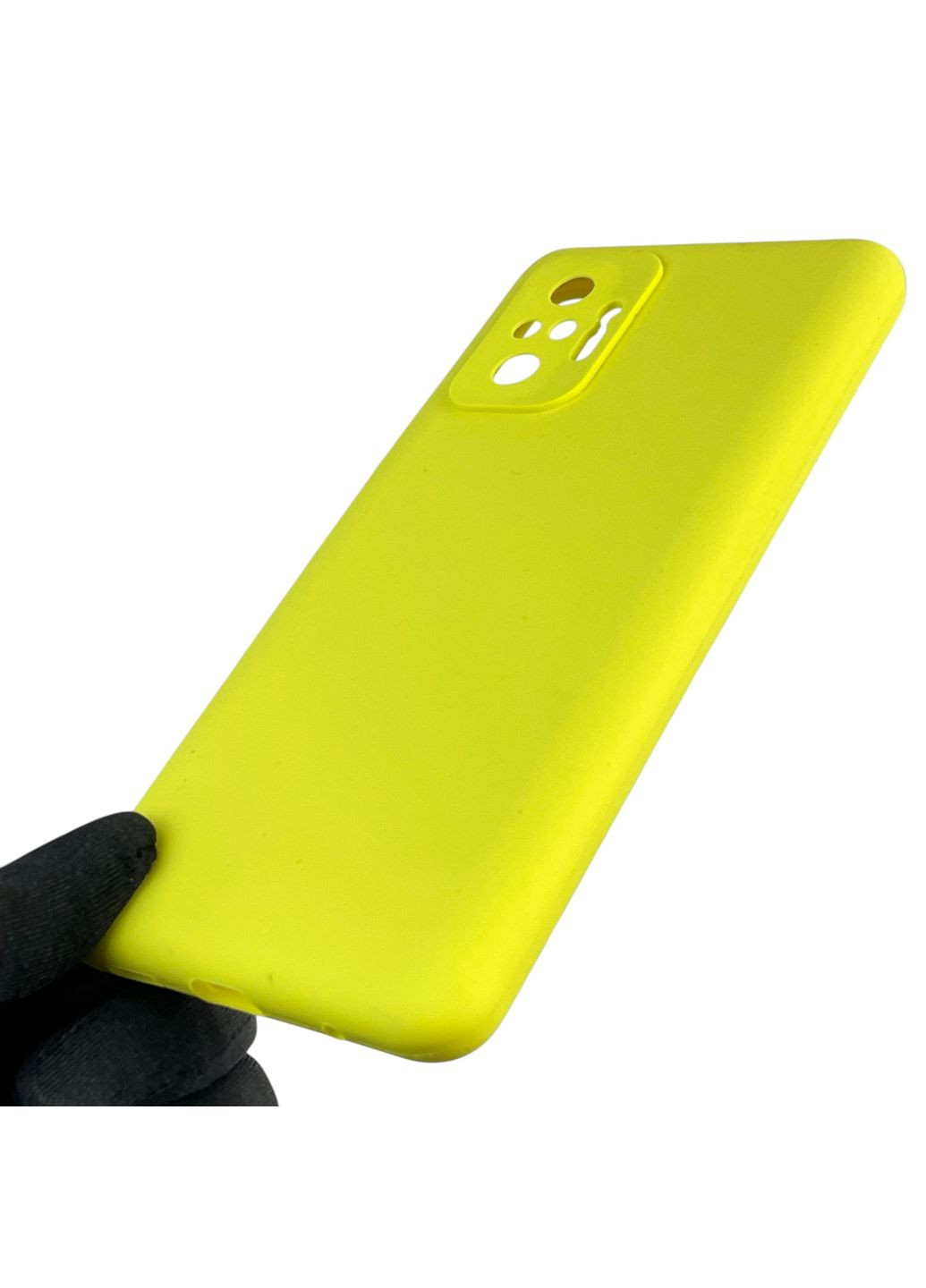 Чехол для Redmi Note 10 Pro 4G силиконовый с микрофиброй на сяоми редми нот 10 про 4г желтый Xiaomi (366386198)