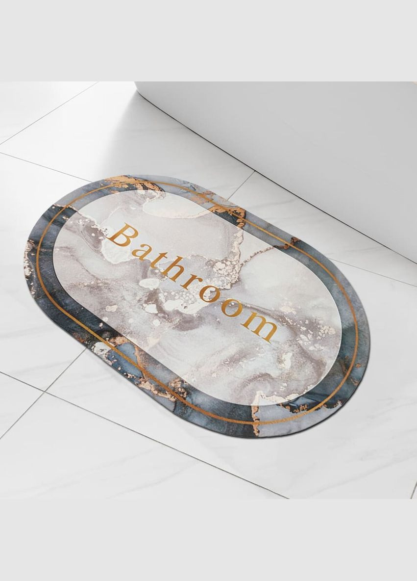 Вологопоглинаючий килимок мармур "Bathroom" 38*58CM*3MM (D) SW-00001569 Sticker Wall (315790877)