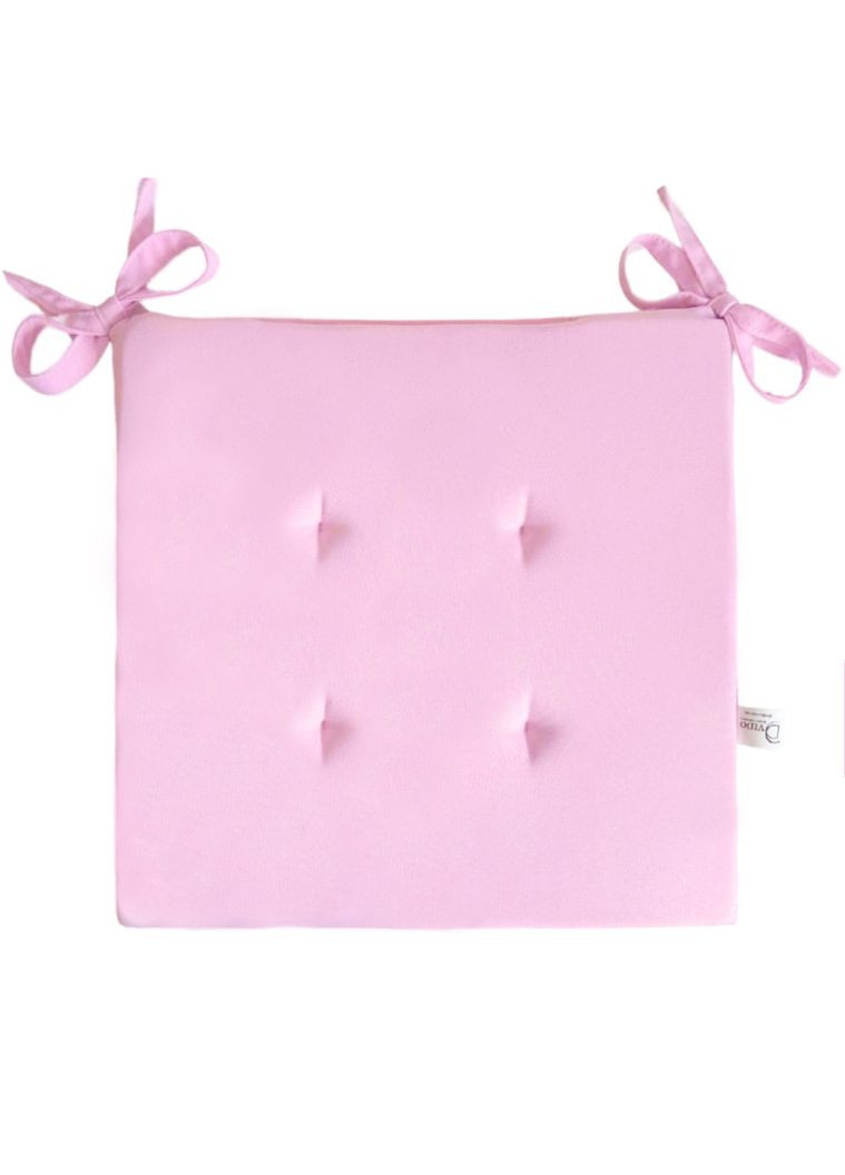 Подушка на стул и кресло см светло-розовый No Brand (324832791)