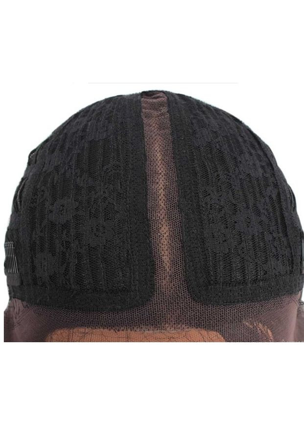 Перука на сітці довга хвиляста термоперука коричнева (SET-2292-10) No Brand (362136521)