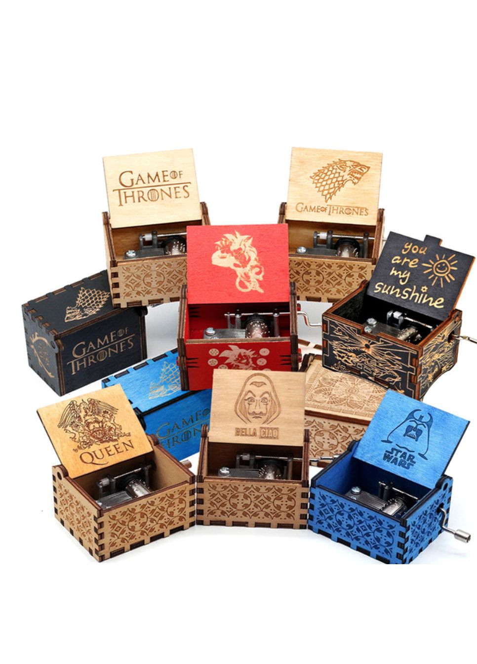 Музична скринька вінтажна Гаррі Поттер 5328 дерево No Brand (364502301)