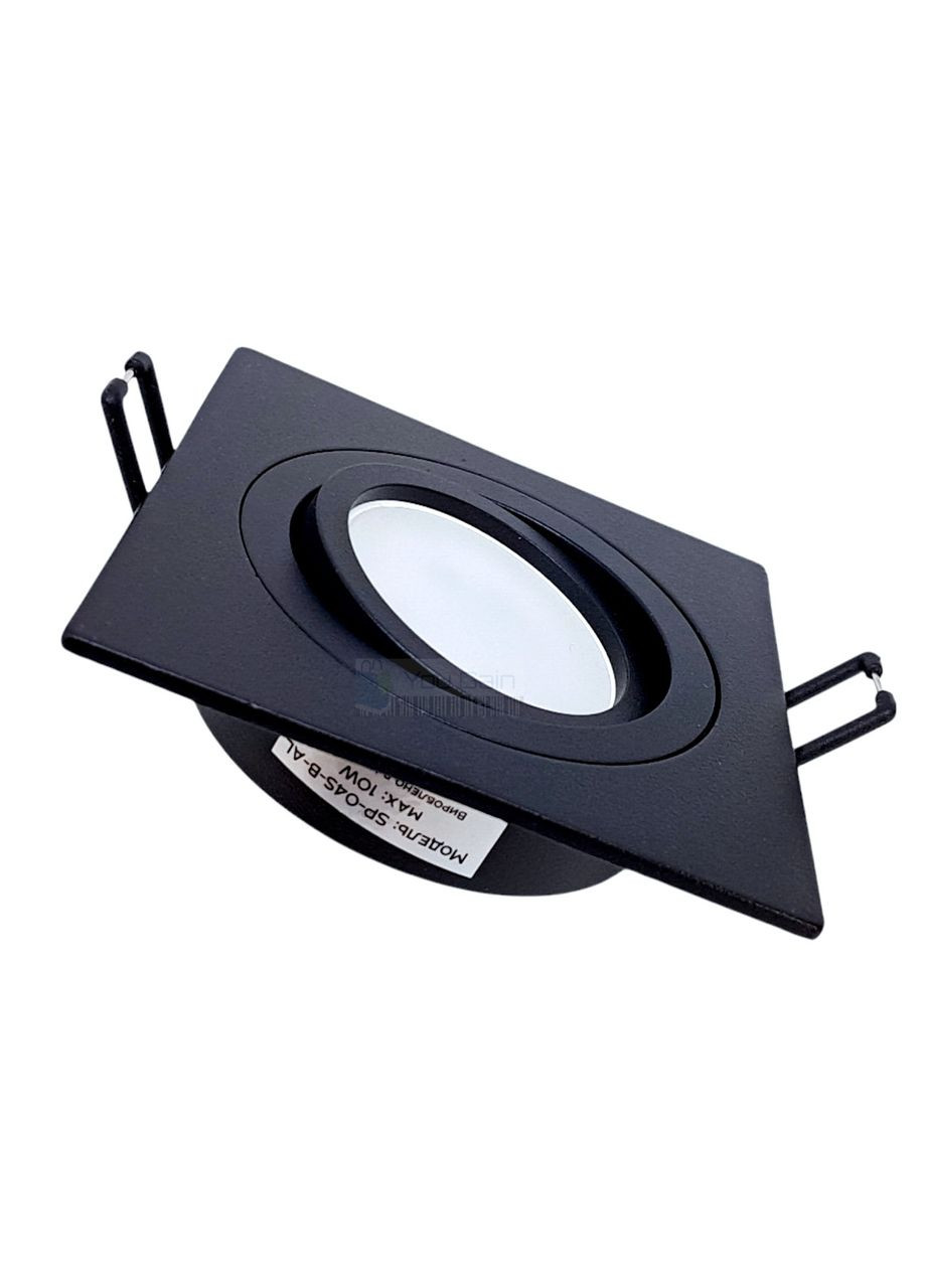 Светильник точечный SP-04S-B-AL врезной для лампы MR16 (GU5.3) квадратный BIOM (361067558)