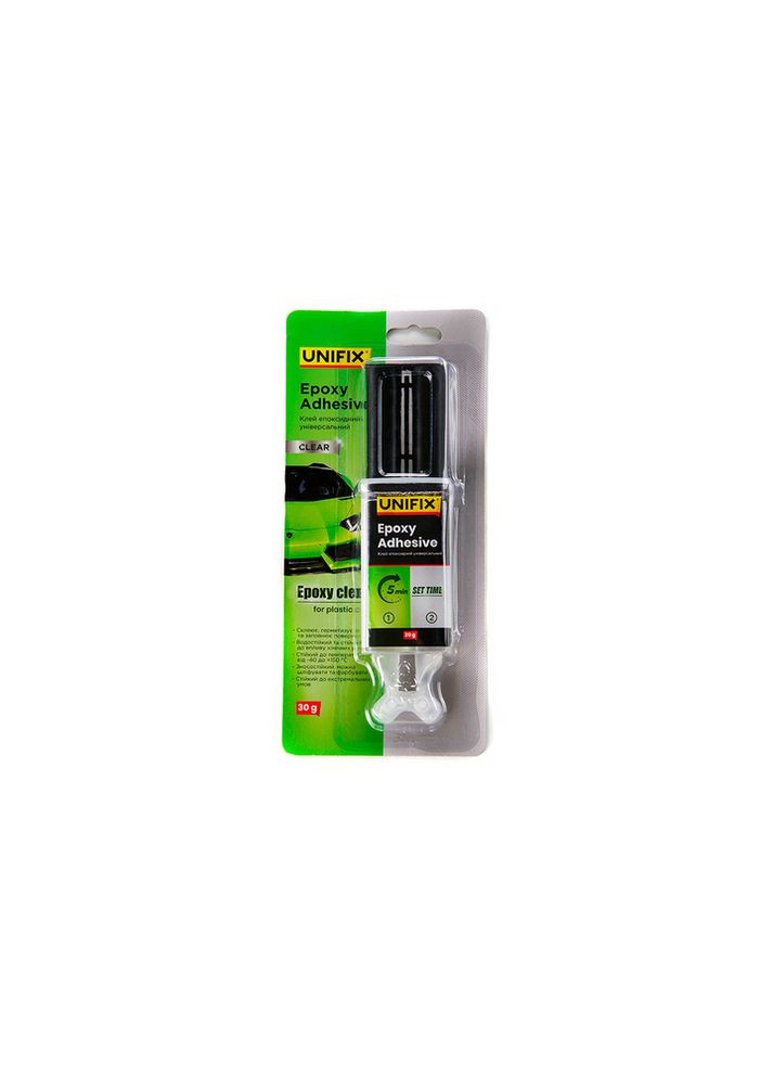 Эпоксидный клей для пластика шприц 30 г Master (361150604)
