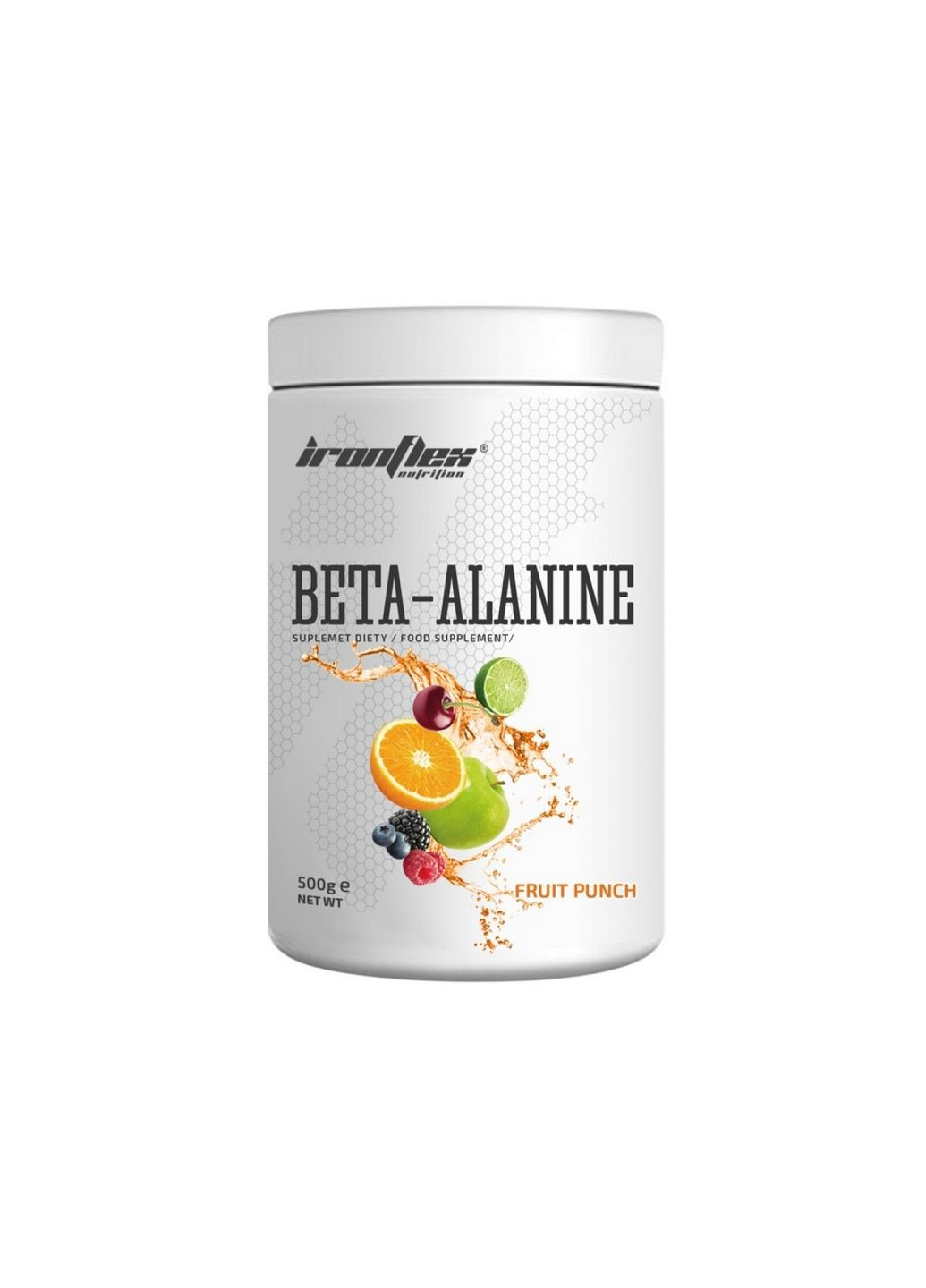 Аминокислота Beta-Alanine, 500 грамм Фруктовый пунш Ironflex (293477605)