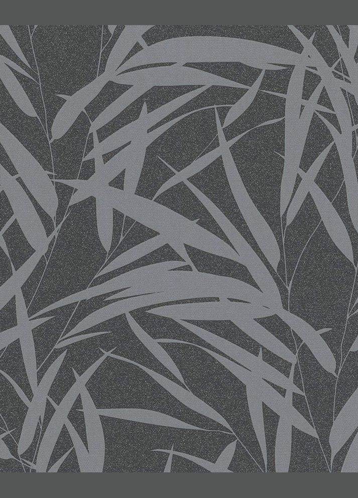 Шпалери вінілові на флізеліновій основі Ella 82052 Листя Сірий MARBURG (280900881)