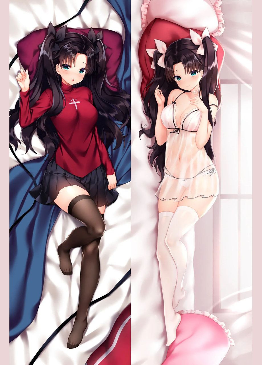 Подушка дакимакура двухсторонняя Rin Tohsaka - Fate 100см No Brand (327842910)