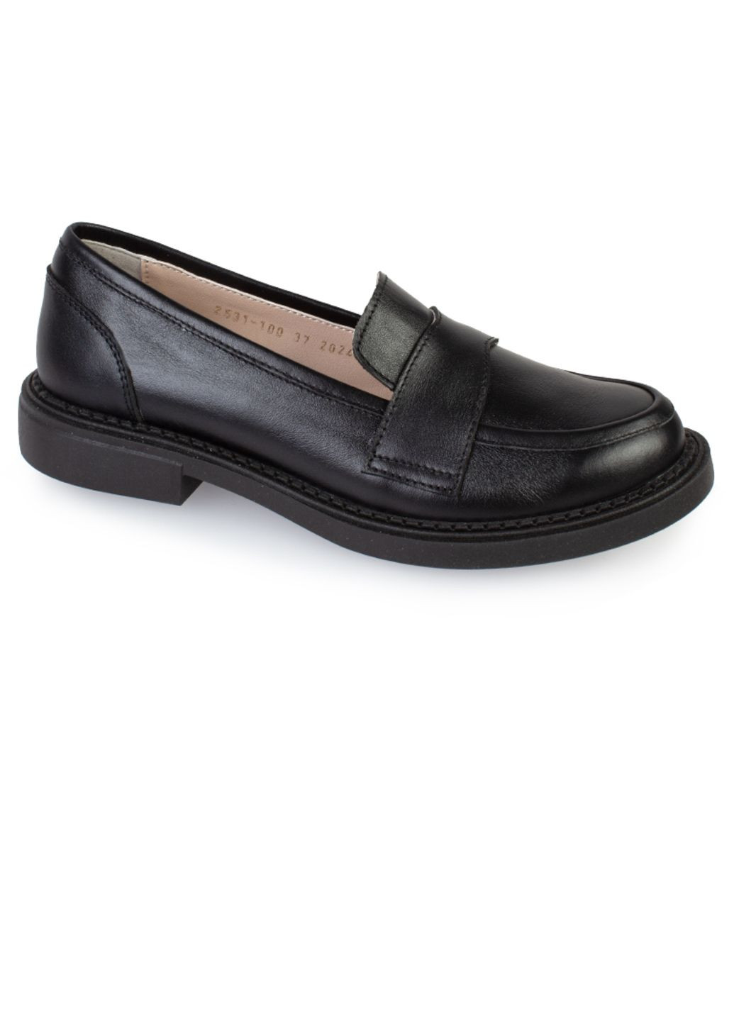Туфли лоферы женские бренда 8200547_(1) ModaMilano на среднем каблуке