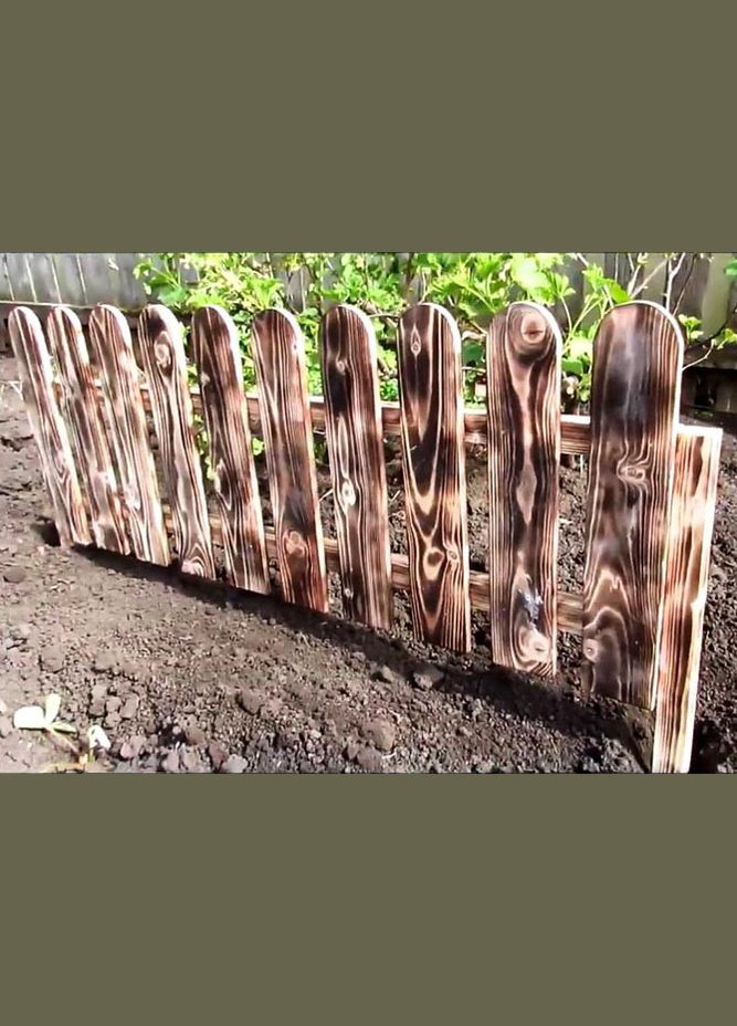 Огородження для клумб з дерева Пунта бенгала (ГБР-001327) No Brand (328960621)