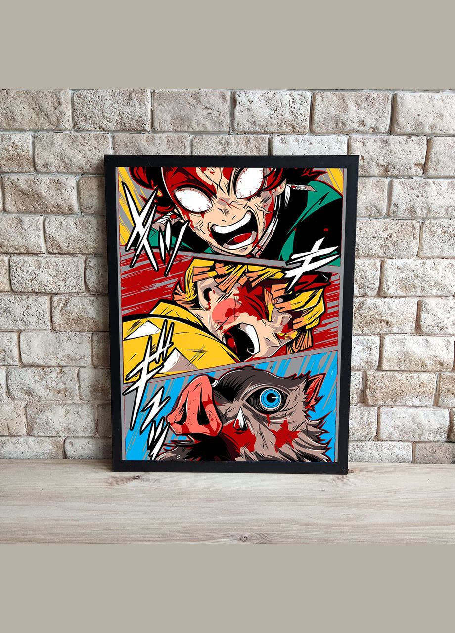 Інтер'єрна картина Аніме Клинок, що розсікає демонів-30 42х32см No Brand (317334253)