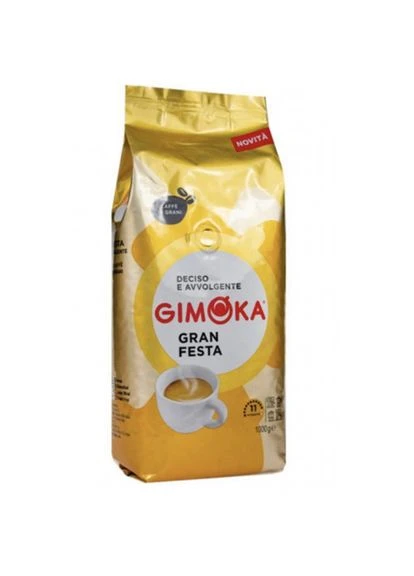 Кофе зерновой Gran Festa (Джимока), смесь робусты и арабики, 1 кг, Италия Gimoka (390036711)