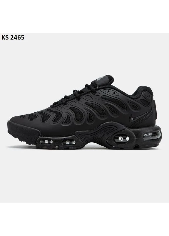 Черные демисезонные кроссовки мужские nike air max plus drift black найк аир макс плюс черные No Brand