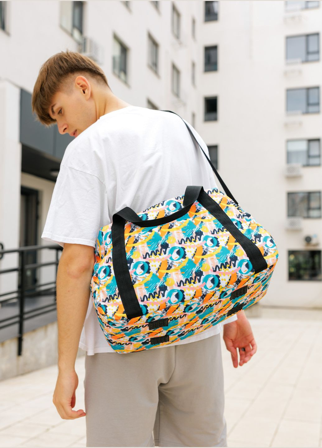 Чоловіча спортивна сумка Vogue принт Sambag (323159298)