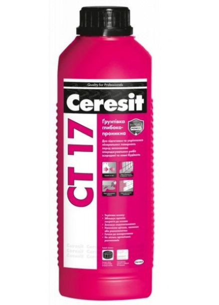 Грунтовка глибокопроникна CT-17 2л Ceresit 005873 (371137175)