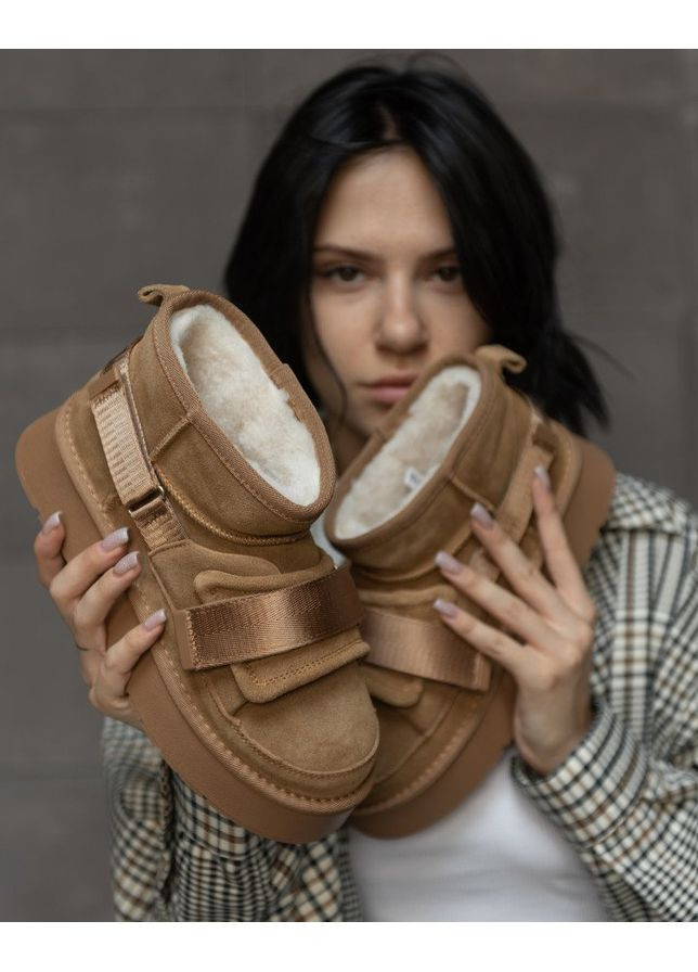 Жіночі Уги beg No Brand кавові зими (361147177)