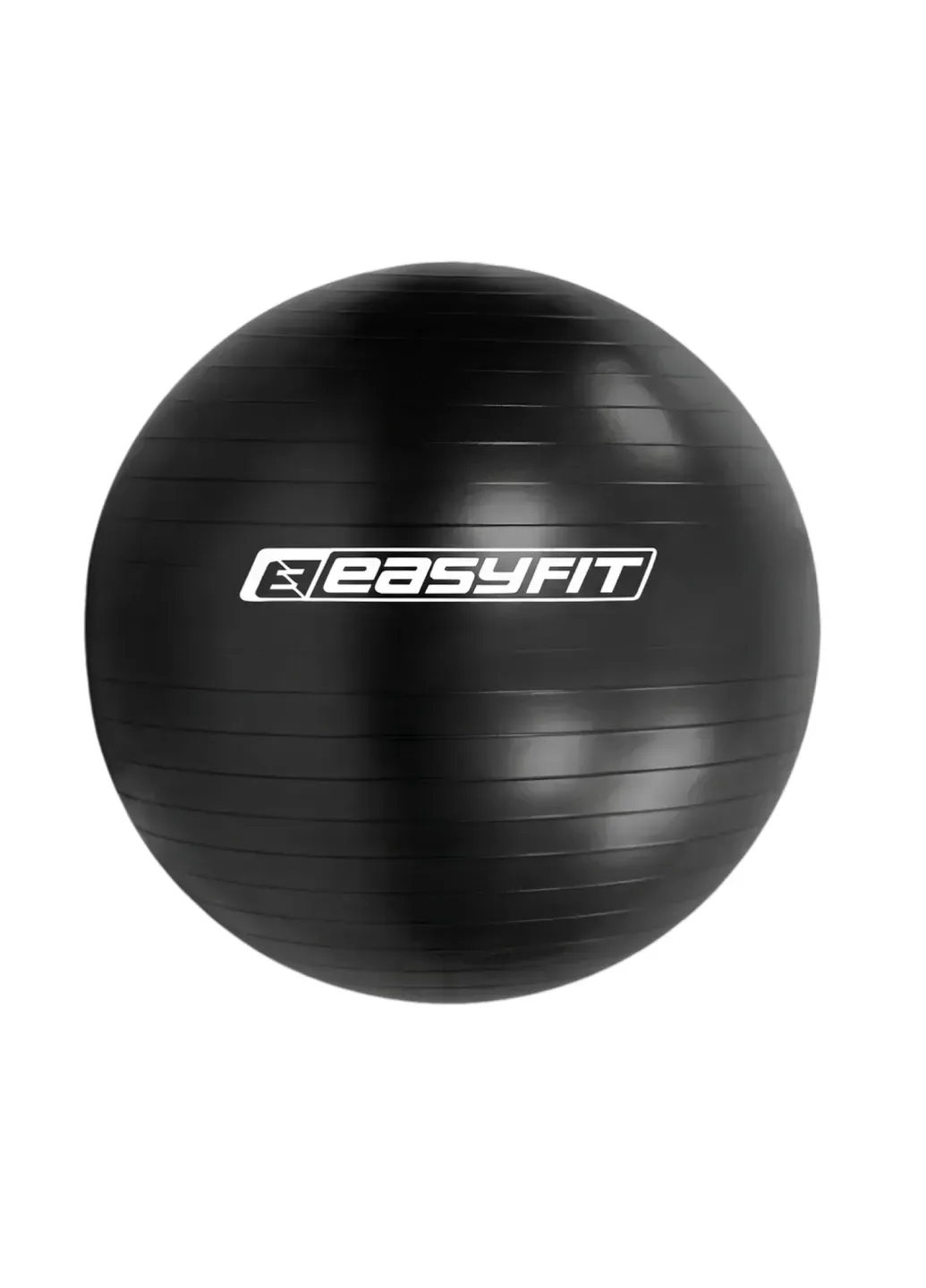 Фитбол BalanceBall 55 см черный (гимнастический мяч для фитнеса, упражнений и тренировок) EasyFit (406997257)