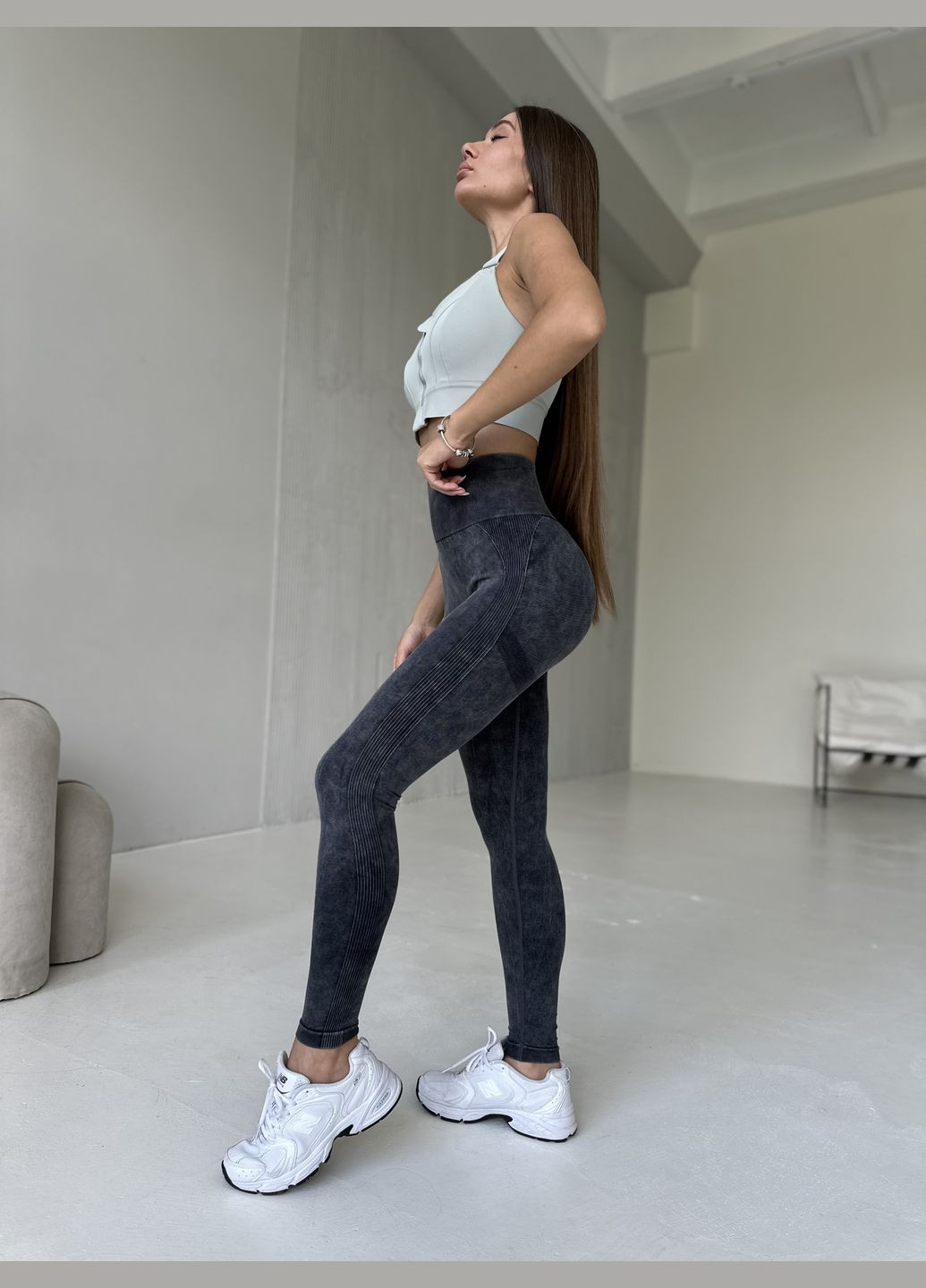 Темно-синие демисезонные лосины Soda