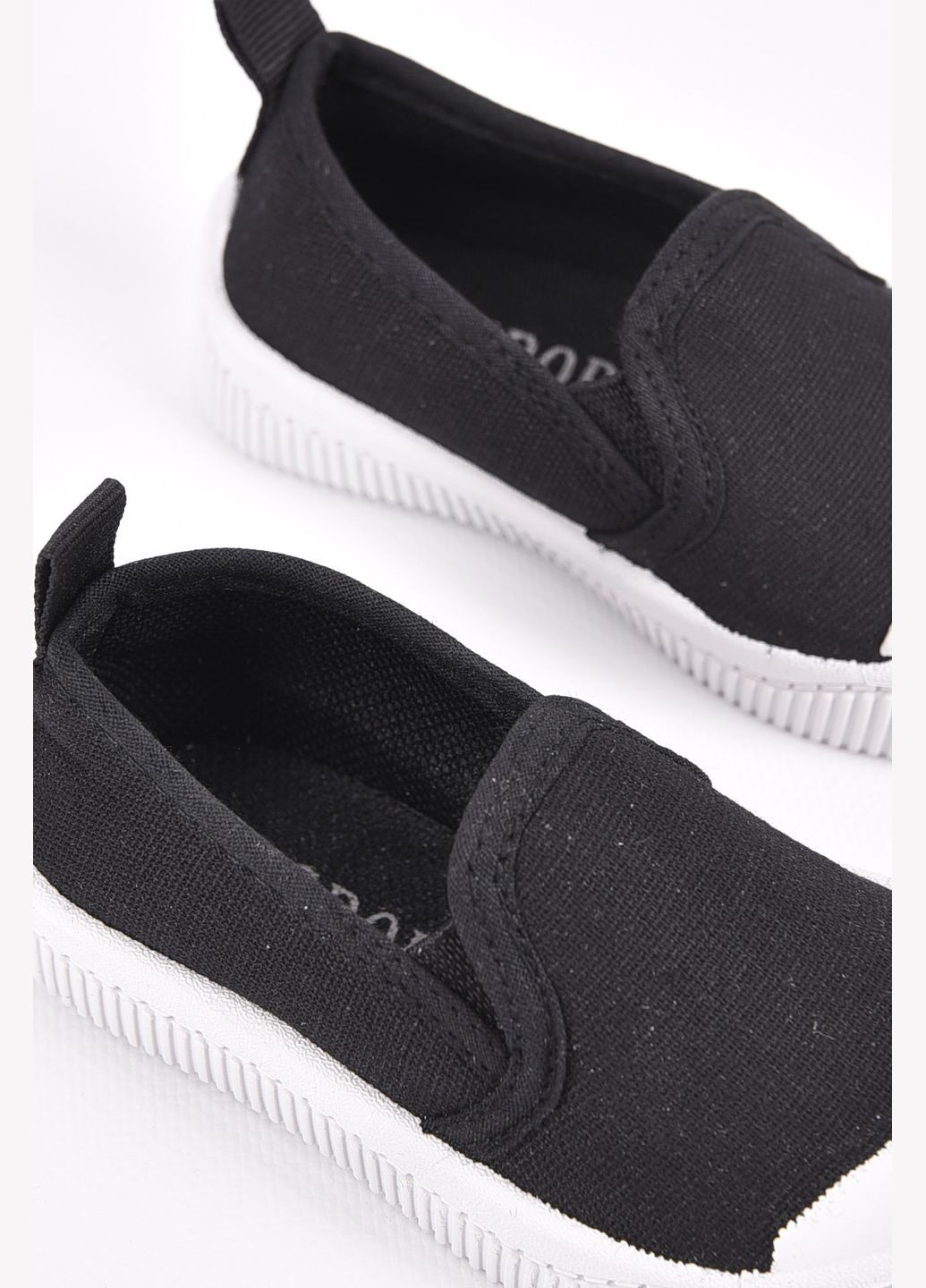 Мокасини дитячі чорного кольору Let's Shop (322989162)