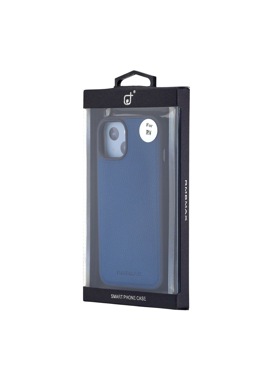 Чохол Jinduka Leather with MagSafe Deep Blue Case iPhone 14 (297454001)